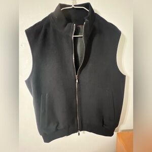 KUNA Zip Alpaca Vest Mens Large Baby Alpaca Wool Blend Made in Peru